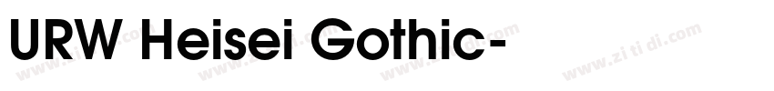 URW Heisei Gothic字体转换 URW Heisei Gothic字体转换